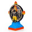 Chakrathazhwar Clay Golu Bommai - 11 x 8.5 Inches | Giri Golu Doll  Navaratri Golu Bomma  Gombe  Bommai on Sale