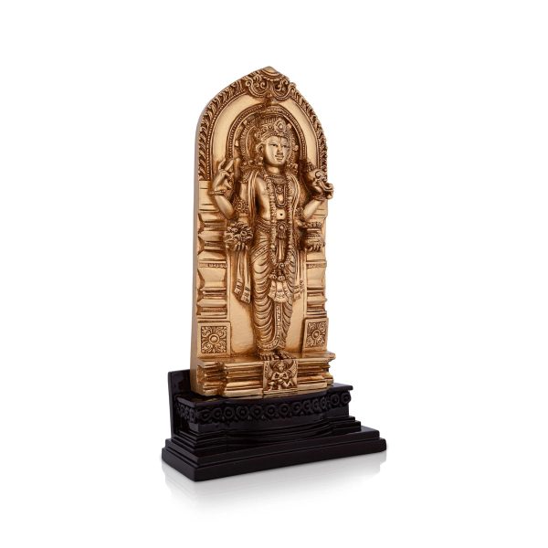 Dhanvantari Murti Standing On Base - 8.25 x 4.25 Inches | Resin Statue  Dhanvantri Murti for Pooja Cheap