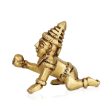 Crawling Krishna Murti - 1.5 x 1 Inches | Antique Brass Idol  Crawling Krishnan Statue for Pooja  40 Gms Approx For Cheap