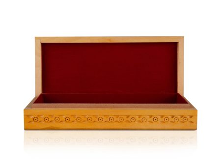 Wooden Jewellery Box - 2 x 10 Inches | Trinket Box  Storage Box  Gem Stone Box for Women For Cheap