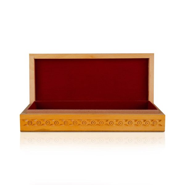 Wooden Jewellery Box - 2 x 10 Inches | Trinket Box  Storage Box  Gem Stone Box for Women For Cheap