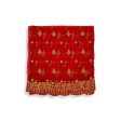 Mata Chunri - 84 x 44 Inches |Jari Embroidery Design Mata Chunari  Net Cloth Mata Rani Chunri Shawl for Deity For Discount