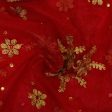 Mata Chunri - 2.25 Mtrs| Net Cloth Mata Rani Chunri Shawl  Jari Embroidery Design Chunari for Deity Discount