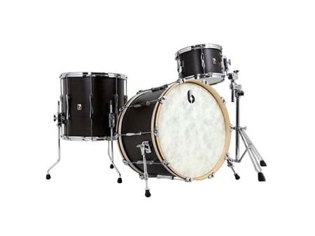 British Drum Company Lounge Series 3-piece Drum Kit - Kensington Crown For Discount