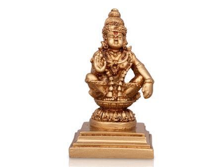 Ayyappan Statue - 3 x 1.5 Inches | Resin Statue  Ayyappa Idol  Ayyappan Vigraham for Pooja Fashion