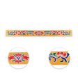 Colour Rangoli Sticker Set - 18 x 3 Inches | 4 Pcs  Border Kolam Stickers  Colour Kolam Sticker for Home Hot on Sale