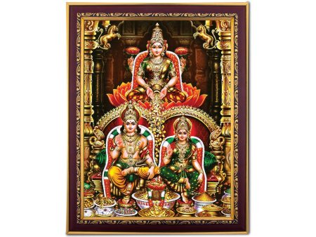 Lakshmi Kubera Dhanakarshana Photo Frame | Picture Frame for Pooja Room Decor Supply