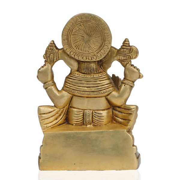 Ganesh Murti - 6 Inches | Antique Brass Statue  Vinayagar Statue  Ganesha Idol for Pooja Discount