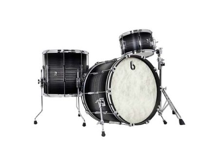 British Drum Company Lounge Series 3-piece Drum Kit - Carnaby Knight Discount