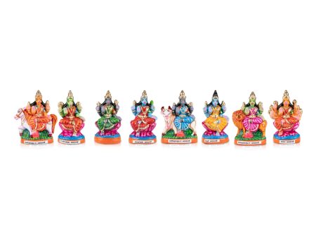 Ashta Varahi Amman Clay Golu Bommai Set - 10 x 4.5 Inches | Giri Golu Doll  Navaratri Golu Bomma Gombe Bommai Online