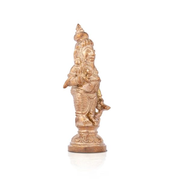 Agathiyar Murti - 3 x 1.5 Inches | Panchaloha Idol  Agastya Idol for Pooja  110 Gms Approx on Sale