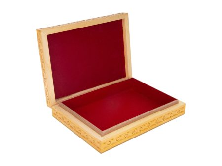 Wooden Jewellery Box - 7 x 5 Inches | Trinket Box  Storage Box  Gem Stone Box for Women Online Sale