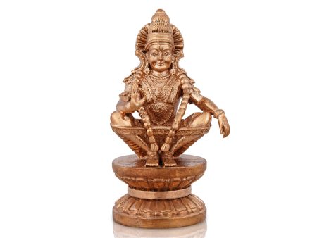 Ayyappan Statue - 2.75 x 1.5 Inches | Panchaloha Statue  Ayyappa Idol  Ayyappan Vigraham for Pooja  170 Gms For Discount