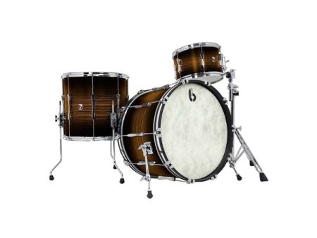 British Drum Company Lounge Series 3-piece Drum Kit - Carnaby Tan Online