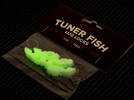 Tuner Fish Lug Locks GLOW IN THE DARK 4 Pack (LIMITED EDITION) Cheap