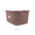 Kitchen Basket - 6.5 x 11 Inches | Rectangle Shape Storage Basket  Plastic Basket  Marriott Basket for Home Online now