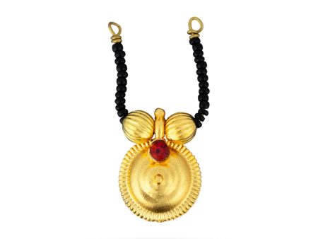 Mangal Sutra - 1.5 Inches | Gold Polish Mangala Sutra  Artificial Mangalsutra for Deity Online now