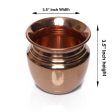 Copper Lota  - 3.5 x 3.5  Inches |  Kalash Pot  Chombu  Pooja Pot  Kalash for Pooja on Sale