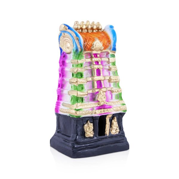 Gopuram Clay Golu Bommai - 10 x 5 Inches | Giri Golu Doll  Navaratri Golu Bomma Gombe Bommai Online Hot Sale