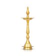 5 Face Kerala Vilakku - 16 x 5 Inches | Brass Kerala Kuthu Vilakku  Kerala Lamp for Pooja  780 Gms Approx Fashion