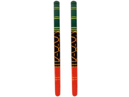 Dandiya Sticks Pair - 14 Inches | Decorated Dandiya Kolattam Stick  Handmade Dandiya Sticks for Dance For Discount