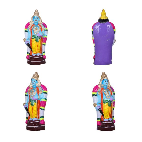 Andal Rangamannar Garudazhwar Clay Golu Bommai Set - 10 x 4 Inches | Giri Golu Doll  Navaratri Golu Bomma Gombe Bommai Cheap