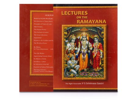 Lectures On The Ramayana - English | by V. S. Srinivasa Sastri  Hindu Puran Book For Sale