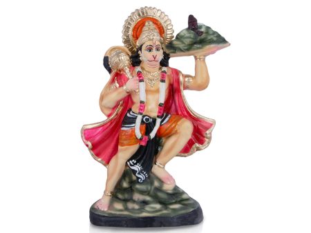 Sanjeevani Hanuman Clay Golu Bommai - 14 x 10 Inches | Giri Golu Doll  Navaratri Golu Bomma Gombe Bommai Supply