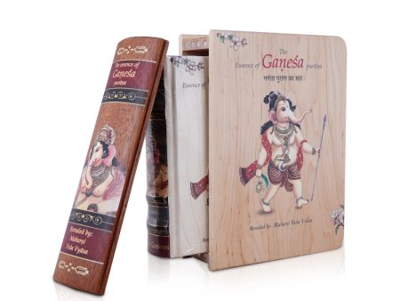 The Essence Of Ganesa Purana - Wooden Edition - English | by Maharsi Veda Vyasa  Hindu Puran Book Fashion