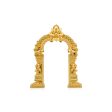 Gold Polish Arch - 2 x 1.5 Inches | Thiruvachi  Prabhavali for Idols Online now