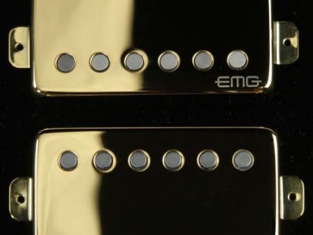 EMG JH HET Set James Hetfield Signature Humbucker Pickup Set Gold Discount