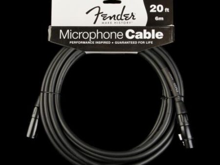 Fender Performance Series Microphone Cable (20 Foot) Online Hot Sale