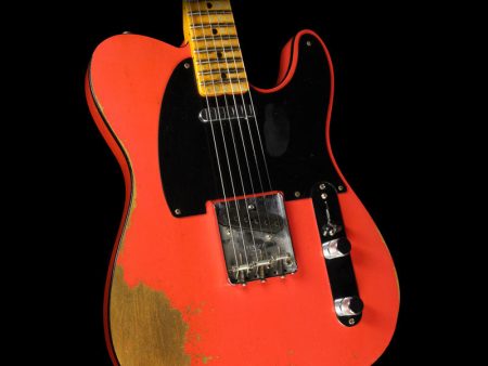 Fender Custom Shop  67 Telecaster Heavy Relic Electric Guitar Fiesta Red Online