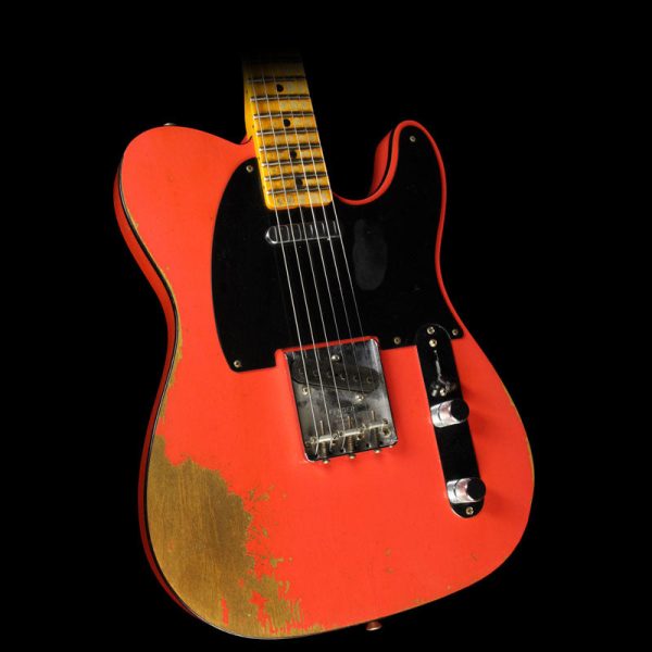 Fender Custom Shop  67 Telecaster Heavy Relic Electric Guitar Fiesta Red Online