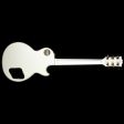 Used Gibson Custom Shop Les Paul Custom Left-Handed Electric Guitar Alpine White on Sale