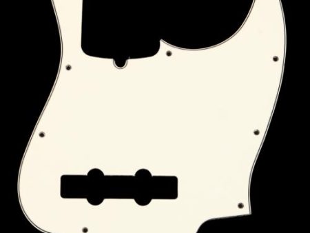 Fender Jazz Bass Pickguard (Parchment) Hot on Sale