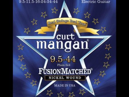 Curt Mangan Fusion Matched Nickel Wound Electric Strings (9.5-44) For Cheap