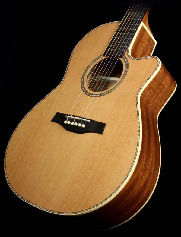 Seagull Artist Mosaic Folk Cutaway QII Acoustic Guitar Natural Online Hot Sale