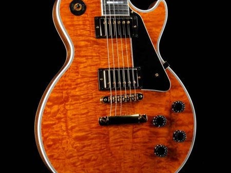 Gibson Custom Shop Les Paul Custom 3A Quilt Trans Amber For Discount